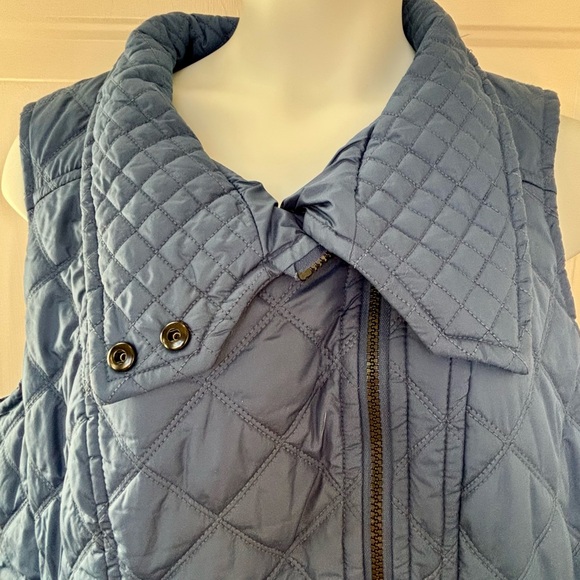 Andrew Marc Winter Blue Quilted Vest XXL - Picture 5 of 10